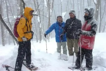 Our guide explains the landscape around us