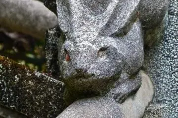 Stone decoration at cemetary