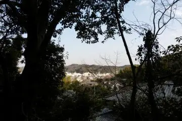 The view from the hiking course