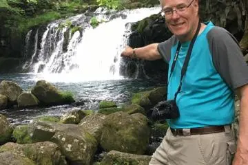 Rey at Tateshina Otaki Falls