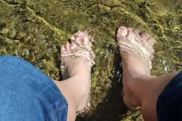Un bain rafraîchissant