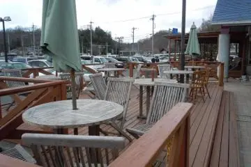 For fairer weather, outdoor seating