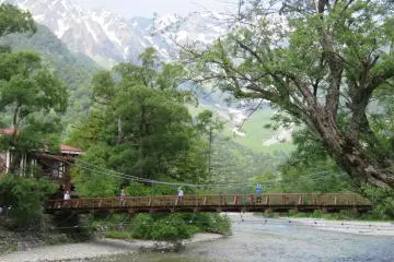 Kappa-bashi Bridge from left shore path