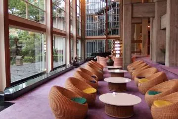 Relax in the spacious lobby