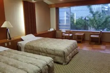 One of the only Western-style rooms