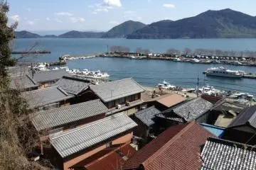 Looking out over Okishimacho Port