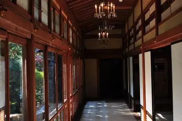 The interior retains a certain elegance of a bygone era.