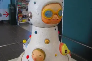 One of the whimsical pieces on display at the museum