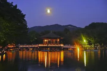 奈良燈花會與浮見堂