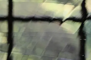 The old panes of glass charmed me the most. Their whirls, ripples, and bubbles distorting the view reminded me that   history can often be carefully constructed and obscurely coloured.