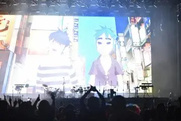 The ubiquitous Gorillaz avatar