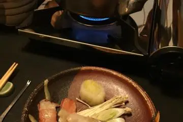 Sukiyaki de crabes