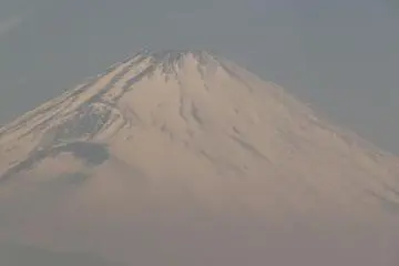 Fuji. Above the clouds.