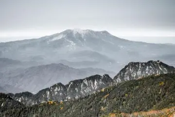 Gunung Ontake Dari Kejauhan