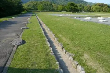 An ancient irrigation ditch