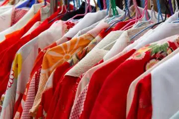 Second hand yukata (summer kimono) are available for as little as 1,000 yen