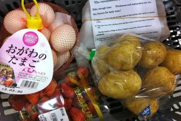 My basket. Healthy eating is healthy living. Till next time....