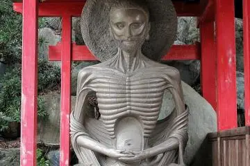 Buddha went through a phase of extreme asceticism and nearly died on his path to enlightenment