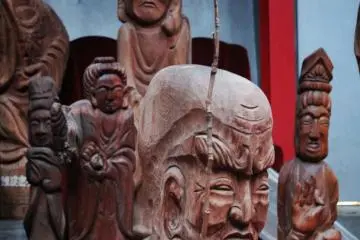 The first sight of the statues in the mandala is overwhelming, especially if you're alone. I've seen people take one look and run away