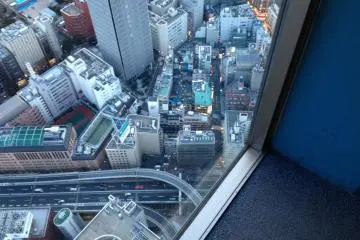 Walk up windows offer vertigo inducing views