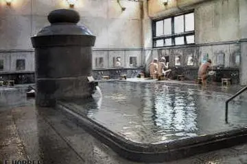 The Camellia Baths by Edward Hopper (with apologies)