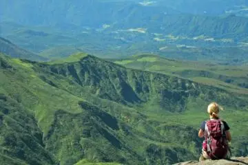 Pause to admire the view, and to understand how Yamagata got its name ('mountain shaped').