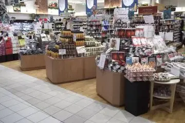 Groceries on the first floor