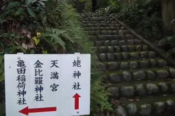Left to the shrines, up to a shrine