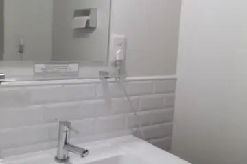 Everything is clean and modern
