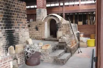 <p>The kiln at Kakiemon pottery</p>