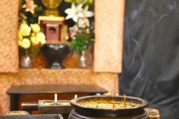 Altar at the shrine dedicated to beloved pets that have been lost