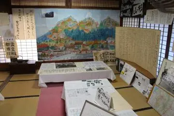 The Basho exhibit area