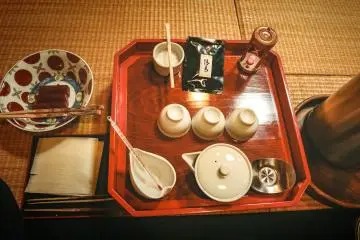 The tea set
