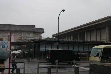 Outside the Tokyo National Museum in Ueno 