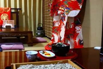 A kimono adds a nice touch.