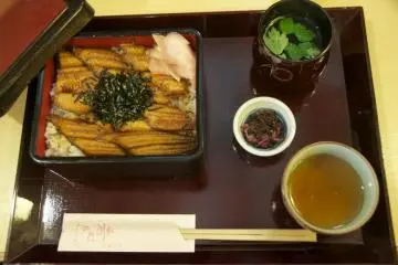Anago conger eel and rice ¥1700