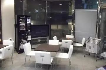 In the lobby