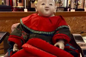 A centuries-old baby doll