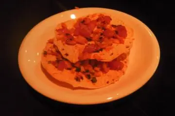 Free appetizer, complements of the kitchen