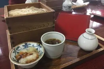 Sake SOBA at Chokurian