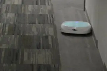 Cleaning the hallway