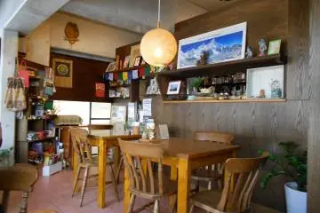 Compact but welcoming interior