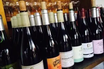 A variety of wines to choose from