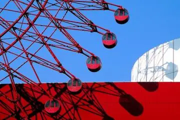 The Ferris Wheel at Hep 5 Umeda Osaka is just 10 minutes away from Toyoko Inn Juso