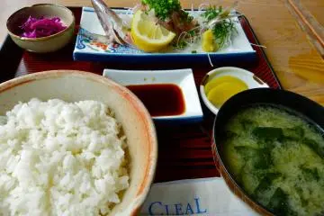 Set meal of horse mackerel