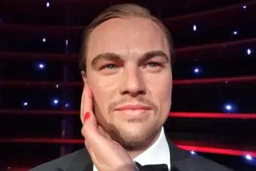 Touch Leo's face and see how tall he measures up to you
