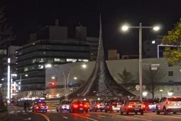 <p>วงเวียนหน้าสถานีนาโกย่า</p>