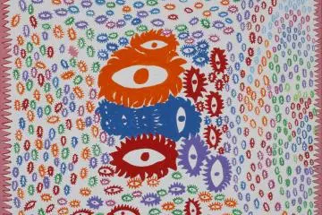 An exhibit from "My Eternal Soul" called "I LOVE-EYES" (Photo: Yayoi Kusama)