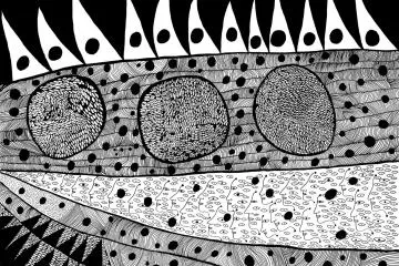 Another exhibit from "Love Forever" titled "WAKING UP IN THE MORNING [TQSTW]" (Photo: Yayoi Kusama)