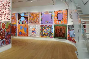 A view of the museum's third floor exhibition (Photo: Yayoi Kusama)